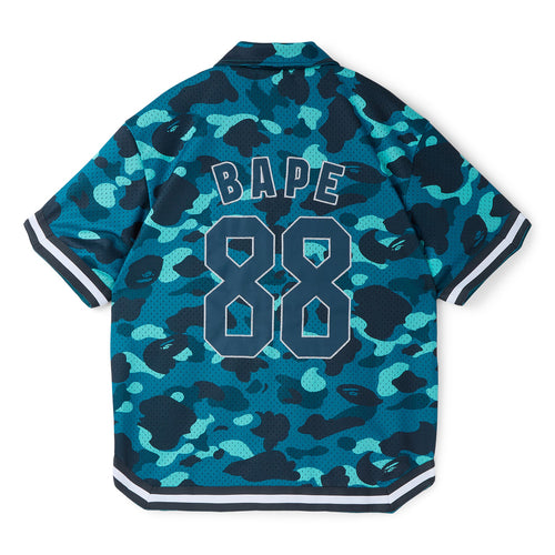 A Bathing Ape Color Camo Warm Up Ss Shirt M (Green)