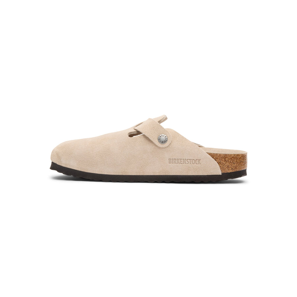 Birkenstock Boston SFB (Suede Oyster Tonal)