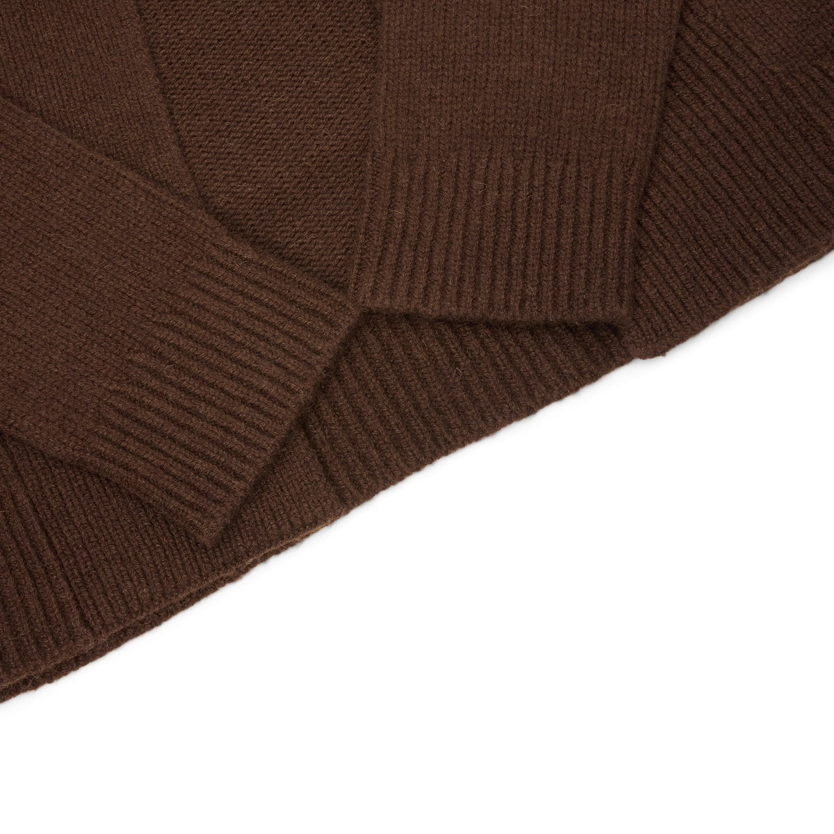 GANNI Open Back Pullover Sweater (Shaved Chocolate)